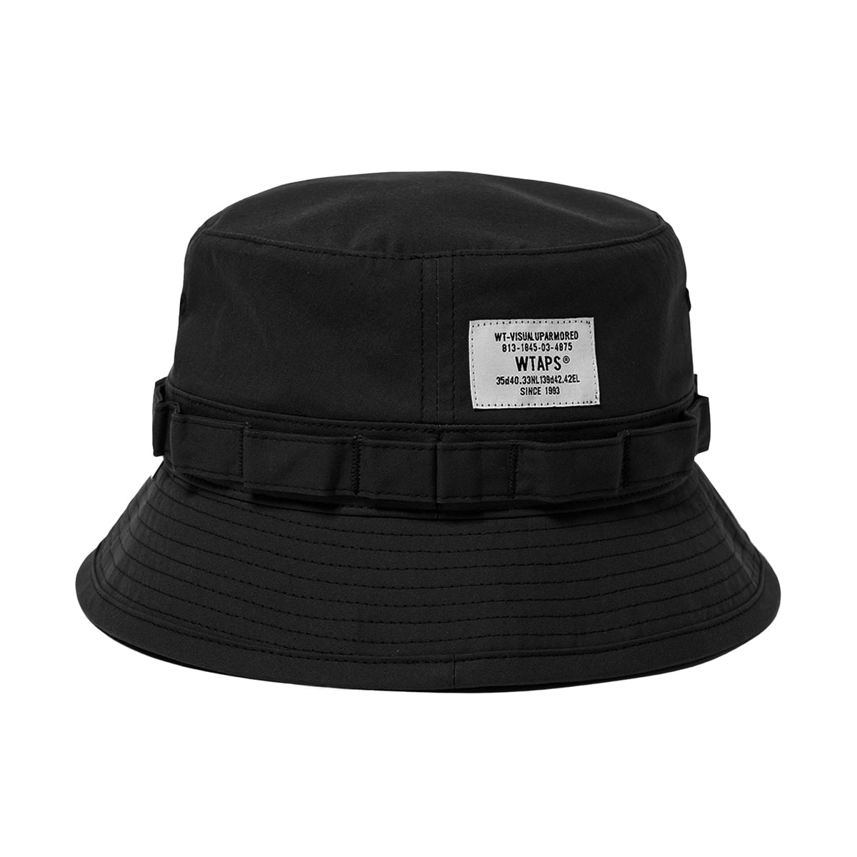 JUNGLE 01 / HAT / COTTON. WEATHER BLACK - ハット