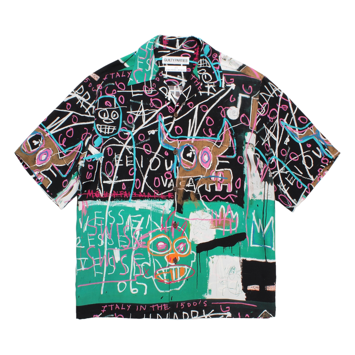 Jean-Michell Basquiat / S/S Hawaiian Shirt ( Type-5 ) – INVINCIBLE