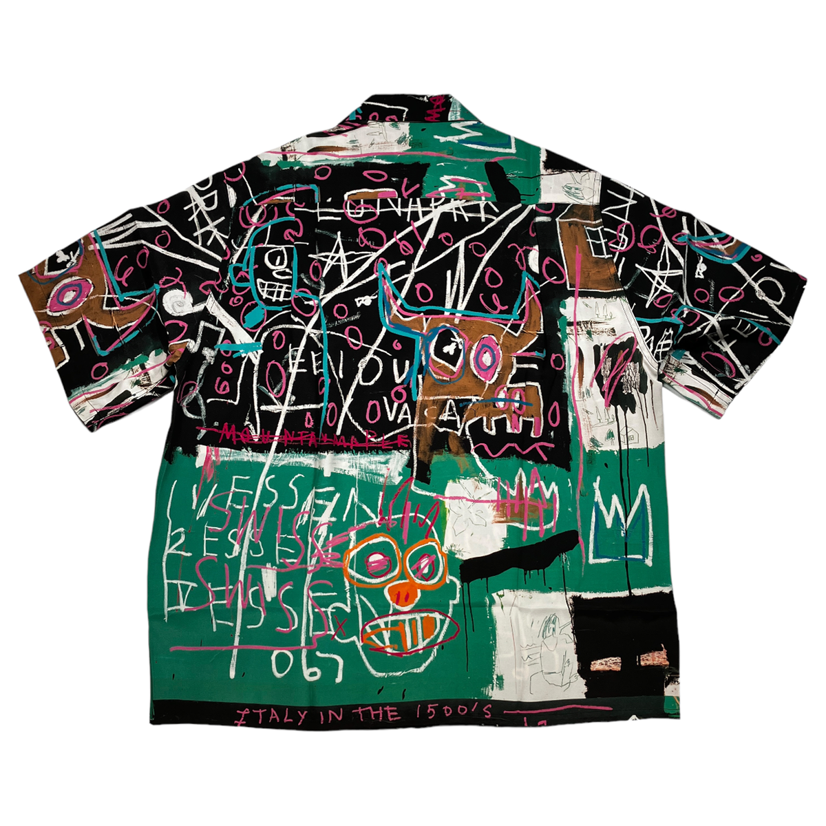 Jean-Michell Basquiat / S/S Hawaiian Shirt ( Type-5 ) – INVINCIBLE