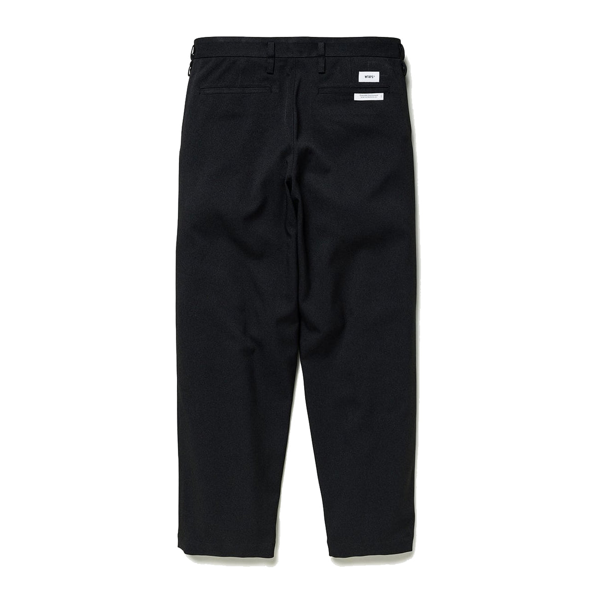 正式的 wtaps TUCK Black Trousers 01/ Twill TROUSERS/POLY. TWILL