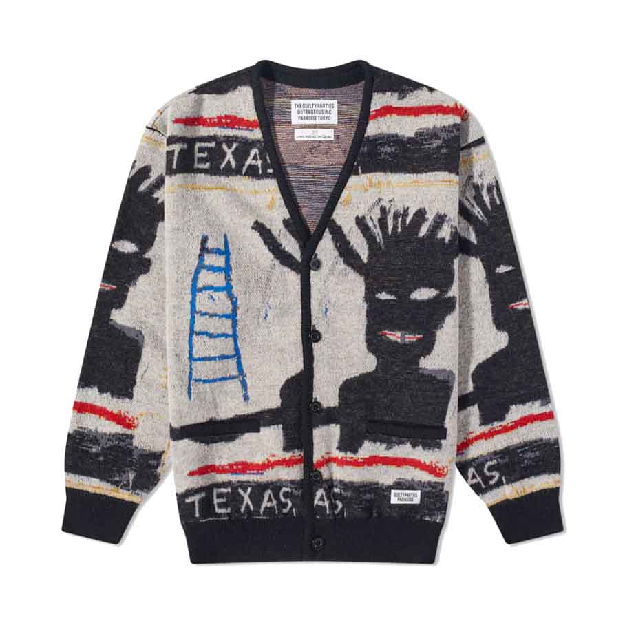 Jean-Michel Basquiat / Cardigan ( Type-1 ) – INVINCIBLE Indonesia