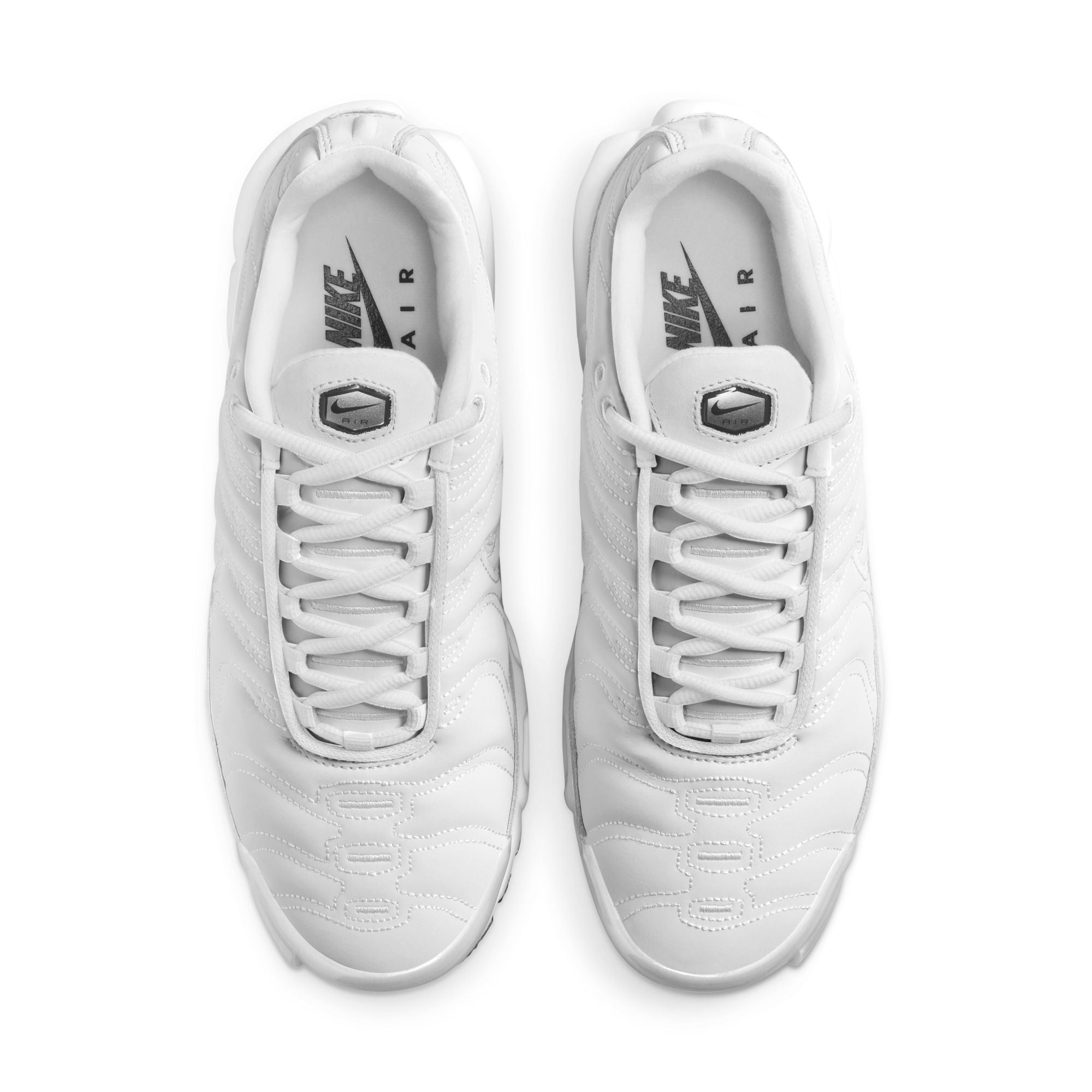 Nike air max plus womens all white online