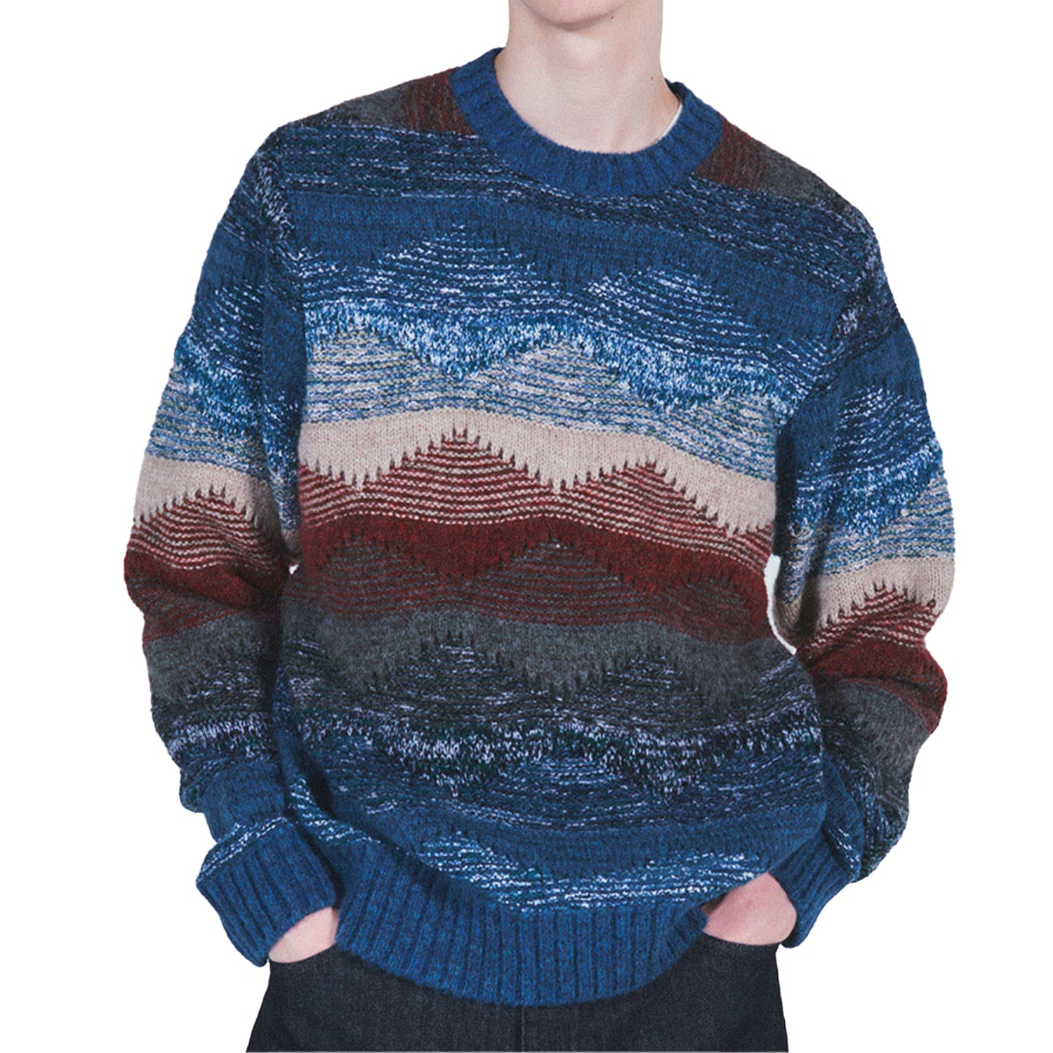 Abstract Crewneck Knit - INVINCIBLE